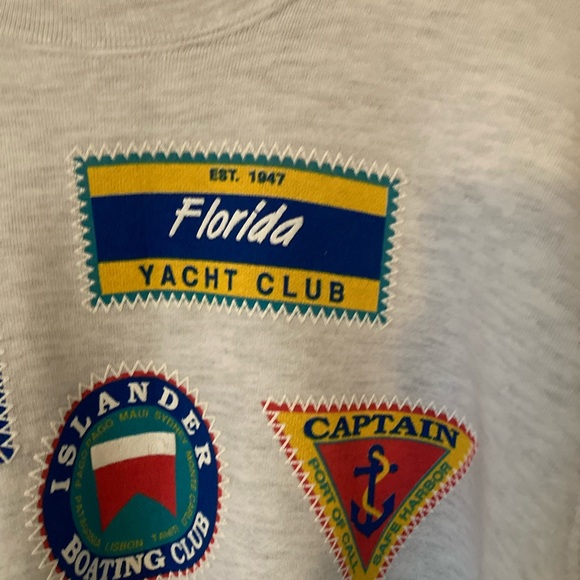 Vintage 1989 H L Miller Gold Florida Sweatshirt Small - Picture 4 of 7